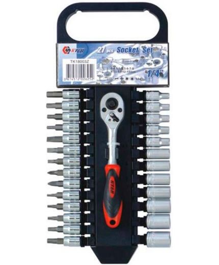 STAB Набор торцовых головок 1/4" 27 предметов