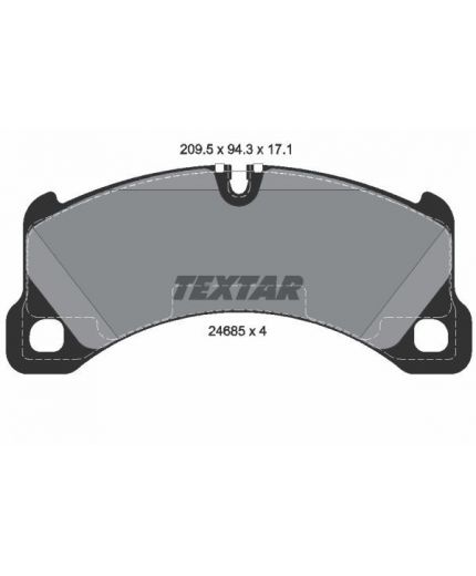 Textar Колодки дисковые передние