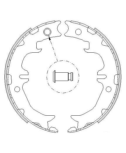 REMSA Колодки дисковые