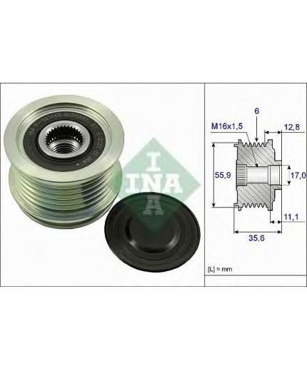 INA Шкив генератора