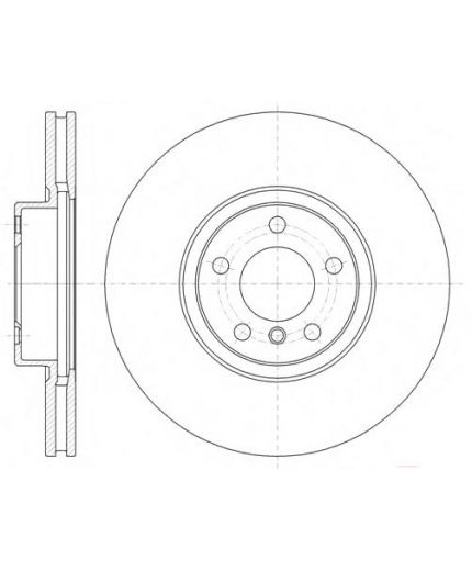 REMSA Тормозной диск передний