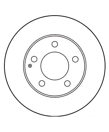 TRW Тормозной диск передний
