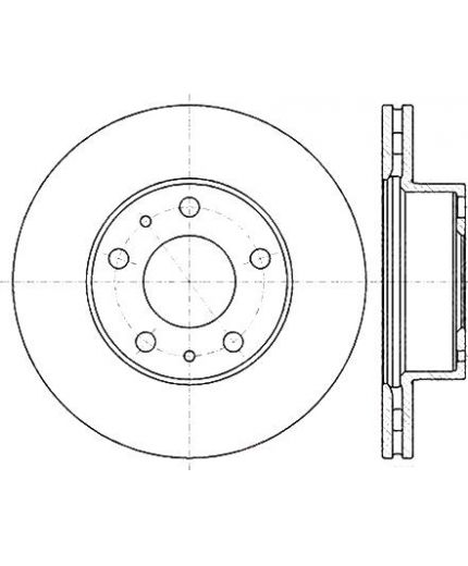 Stellox Тормозной диск передний