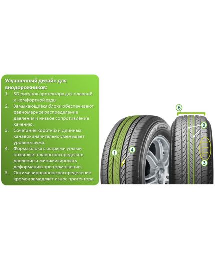 BRIDGESTONE Ecopia EP850 215/65R16 98H Фото 2
