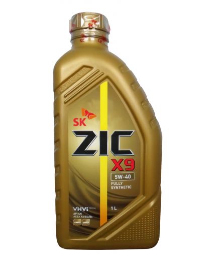 Моторное масло ZIC X9 SYNTHETIC API SP A3/B4 5W-40 1л