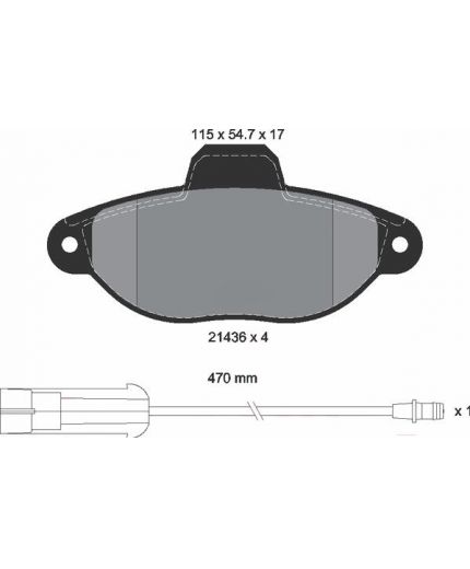 Textar Колодки дисковые передние