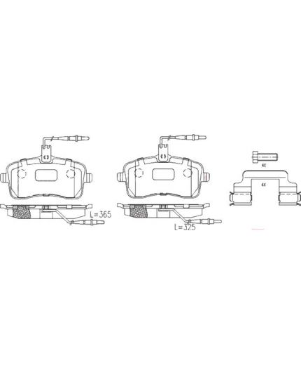 Patron Колодки дисковые передние