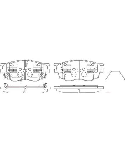 Patron Колодки дисковые передние