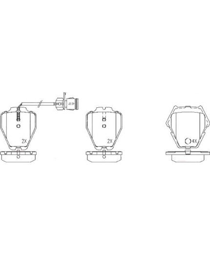 Patron Колодки дисковые передние