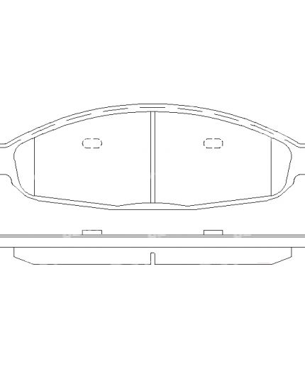 Patron Колодки дисковые передние