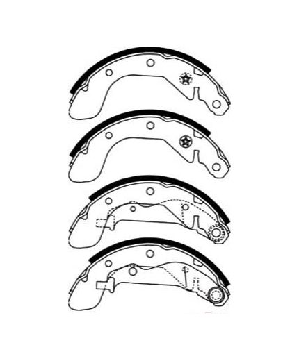 Patron Колодки барабанные задние Фото 2