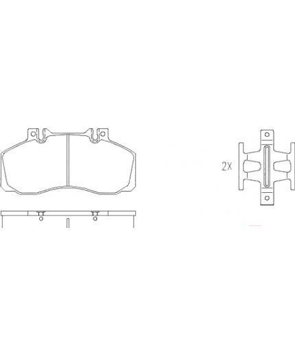 Patron Колодки дисковые передние