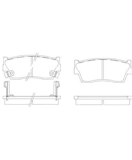 Patron Колодки дисковые передние