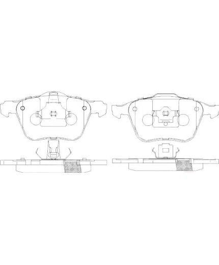 Patron Колодки дисковые передние
