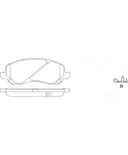 Patron Колодки дисковые передние Фото 2