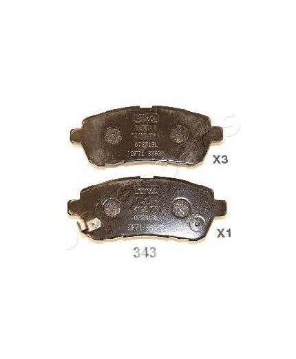 Japanparts Колодки дисковые передние