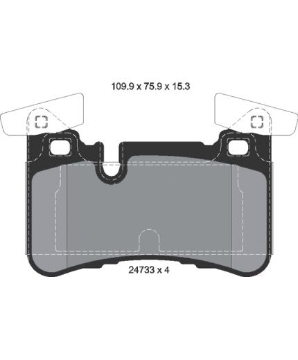 Textar Колодки дисковые