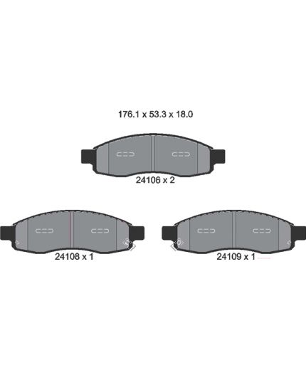 Textar Колодки дисковые передние Фото 2