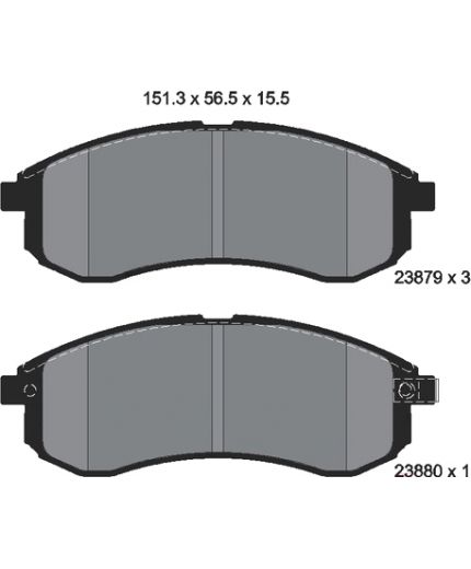 Textar Колодки дисковые