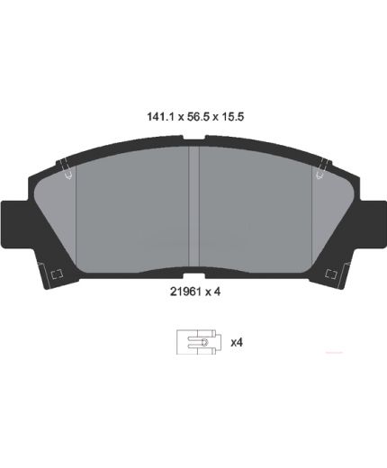 Textar Колодки дисковые Фото 2