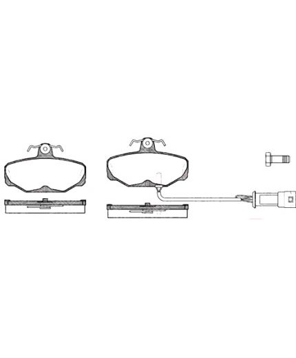 Stellox Колодки дисковые задние