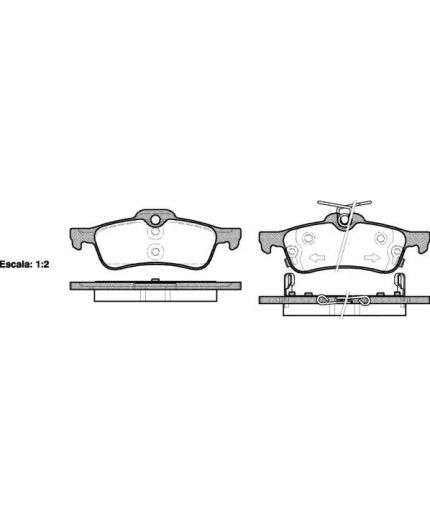 REMSA Колодки дисковые