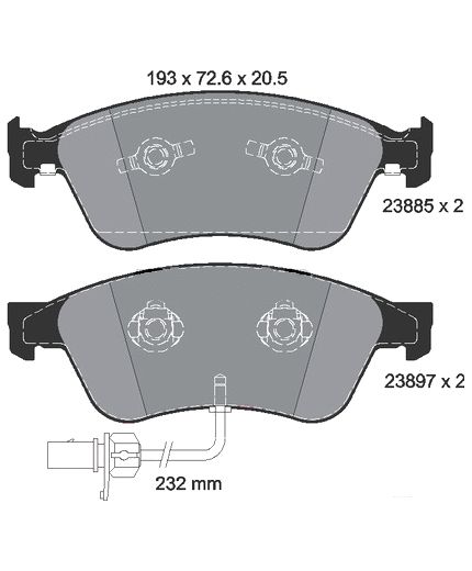 Textar Колодки дисковые