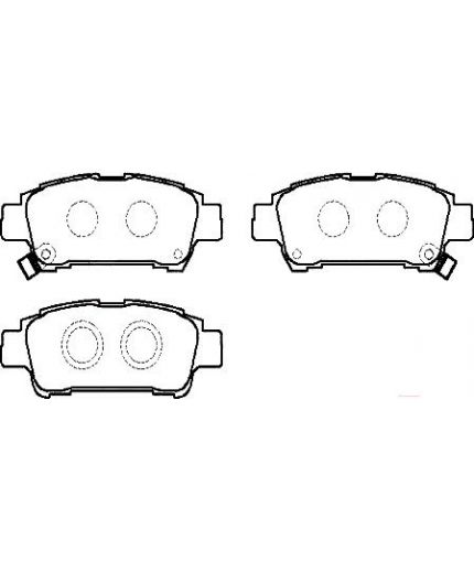 HSB Колодки дисковые задние