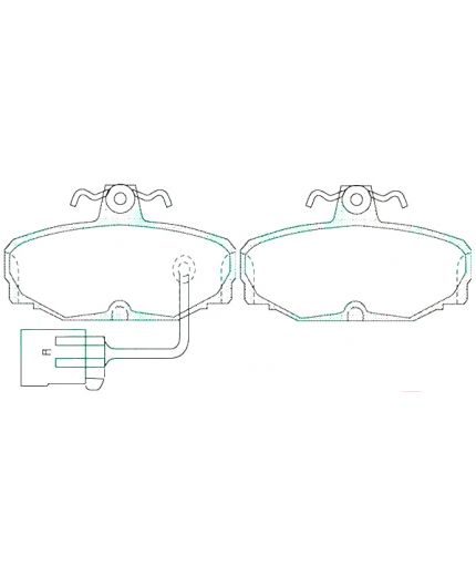 Stellox Колодки дисковые задние