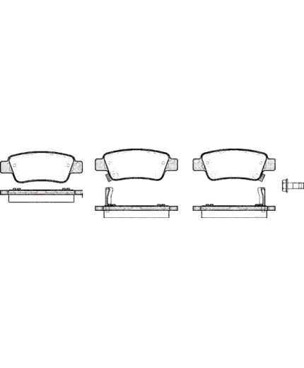 Stellox Колодки дисковые задние