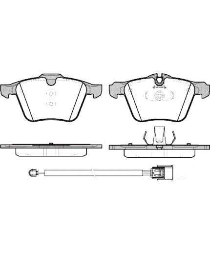 REMSA Колодки дисковые