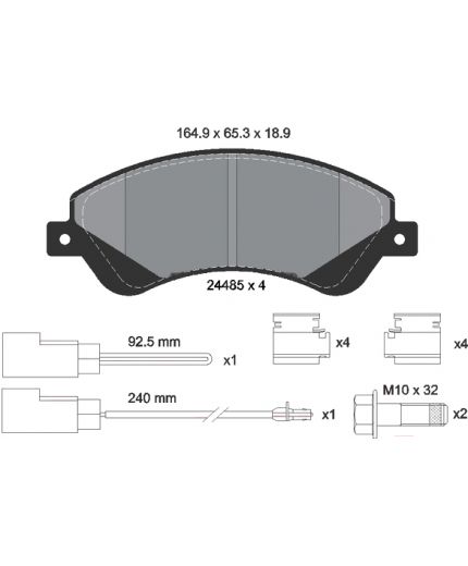 Textar Колодки дисковые передние Фото 2