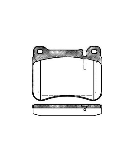 REMSA Колодки дисковые