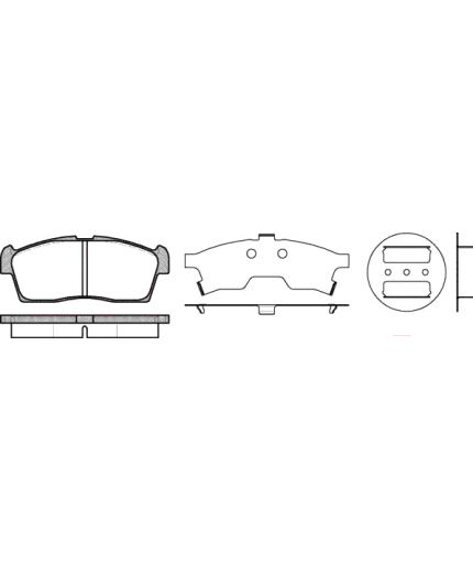 REMSA Колодки дисковые