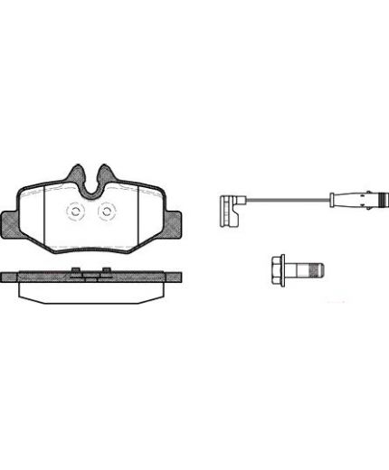 REMSA Колодки дисковые