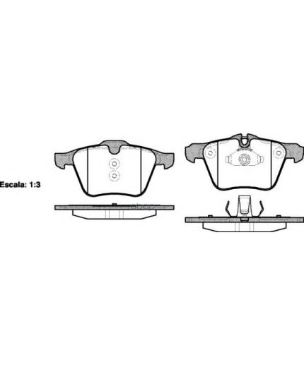 REMSA Колодки дисковые