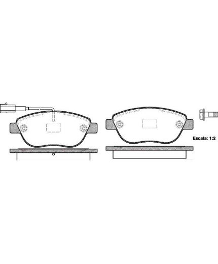 REMSA Колодки дисковые