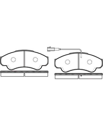 REMSA Колодки дисковые