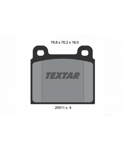 Textar Колодки дисковые Фото 2