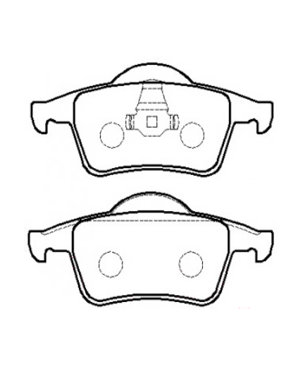 HSB Колодки дисковые задние