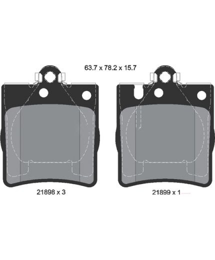 Textar Колодки дисковые