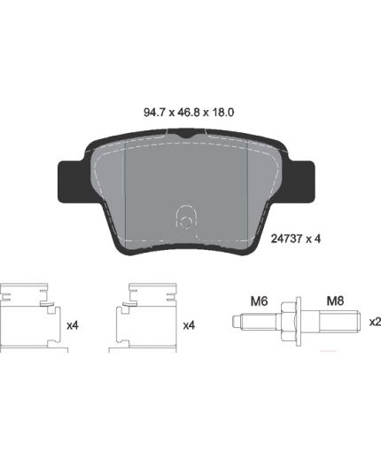 Textar Колодки дисковые