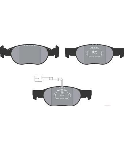 Textar Колодки дисковые передние