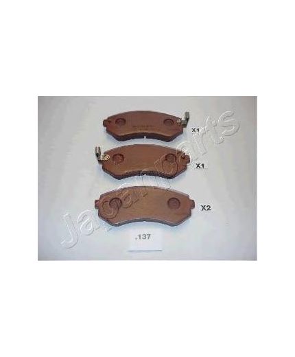 Japanparts Колодки дисковые задние