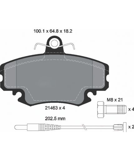 Textar Колодки дисковые передние Фото 3