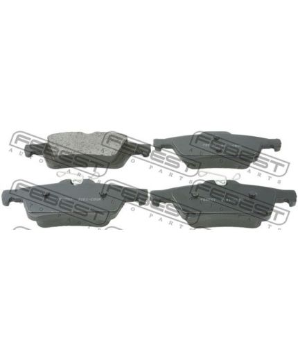 FEBEST Колодки дисковые задние