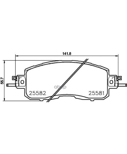 NISSHINBO Колодки дисковые передние