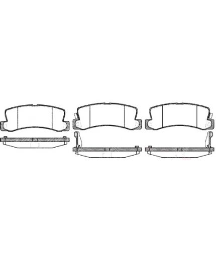 Stellox Колодки дисковые задние