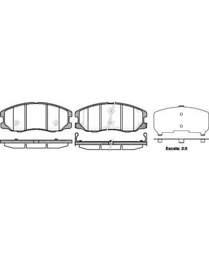 REMSA Колодки дисковые