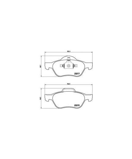 BREMBO Колодки дисковые